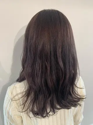 ミディアム カラー パーマ ヘアアレンジ 加藤 綾華のヘアスタイル