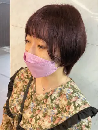 ショート 中津/梅田/赤み消し /髪質改善/愛芽のヘアスタイル