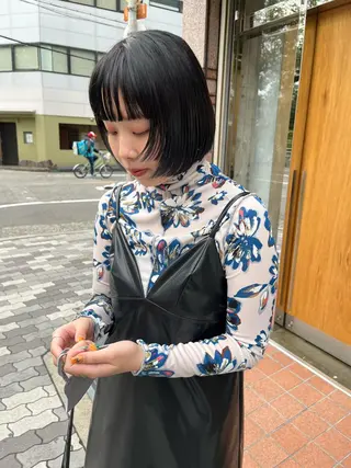 ショート カラー デザインカラー🥂 YUKAのヘアスタイル