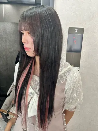 ロング エクステ/心斎橋/ ハイトーン/ミサキのヘアスタイル