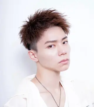 ショート カラー パーマ メンズ SKILL ikebukuro所属・✂️メンズカット ひろき✂️のヘアスタイル