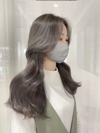 セミロング カラー 韓国/レイヤー NOISM天王寺のヘアスタイル