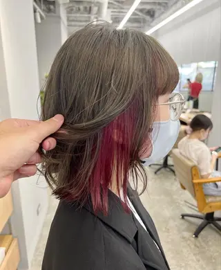 ミディアム カラー Libero by enVogueのヘアスタイル