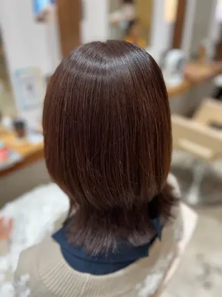 ミディアム カラー 沖元 統弥のヘアスタイル