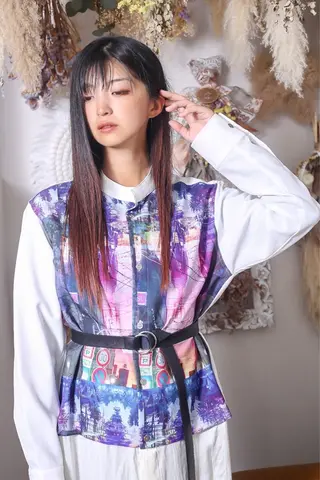 ロング 伊藤 裕貴のヘアスタイル