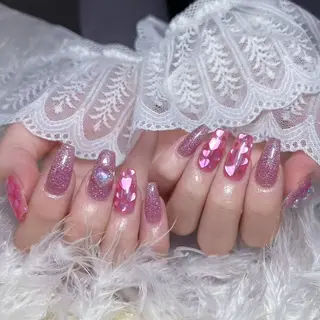 セミロング DIAMOND Nail☁️のネイルデザイン