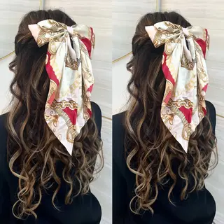 ロング ヘアアレンジ 🦋NANA🦋 /韓国風/束感まつ毛のマツエク・マツパデザイン