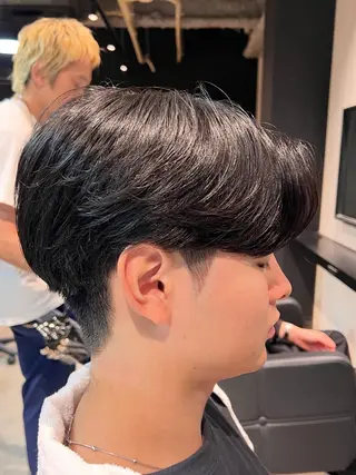 ミディアム メンズ PERCUT東梅田店所属・メンズ特化🍀田上 一颯/PERCUTのヘアスタイル