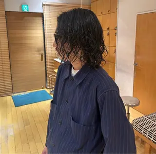 パーマ メンズ 大窪 菜月のヘアスタイル