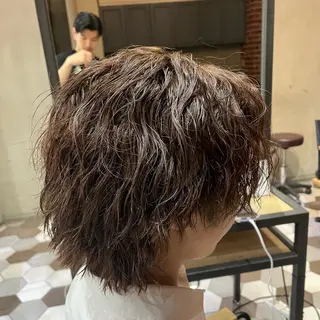 ショート パーマ メンズ メンズ専門 ／加地光尊のヘアスタイル
