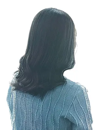 セミロング カラー 【Atem 大町店】 永森　優里花のヘアスタイル