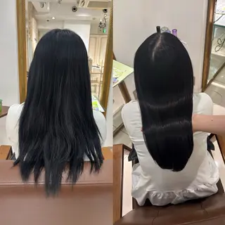 セミロング 縮毛・髪質改善🩰 mai🐰ྀི🤍のヘアスタイル