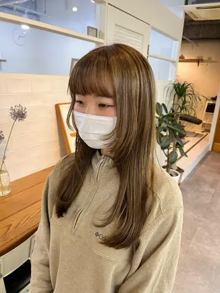 ロング カラー benji仙台所属・KOKI/ ボブ/ パーマ/透明感カラーのヘアスタイル