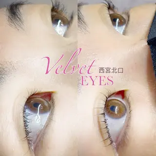 マツエク・マツパ velvet eyesのマツエク・マツパデザイン