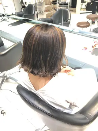 ミディアム カラー ✨髪質改善✨ 田西　基彦のヘアスタイル