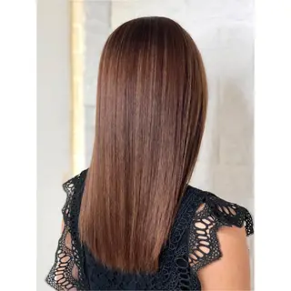 ミディアム パーマ KIZU 髪質改善 オカルト怪談のヘアスタイル