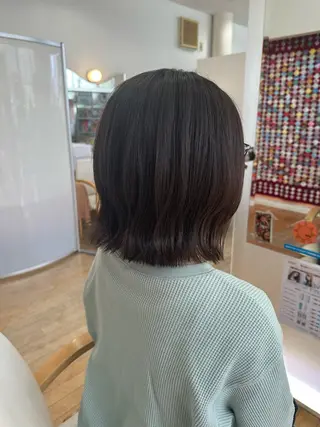 ミディアム 山本 瑠華のヘアスタイル