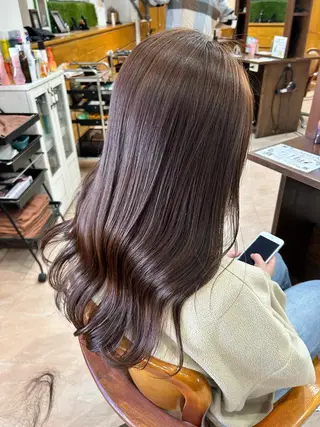 ロング Freez オオヤブ カホのヘアスタイル