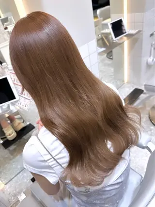 セミロング カラー 髪質改善サロン Sea shinjuku 新宿南口【シー シンジュク】所属・髪質改善/韓国ヘア レイヤー/新宿/ロミのヘアスタイル