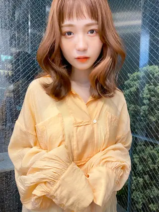 セミロング カラー 🥣 hashi 🛋️のヘアスタイル