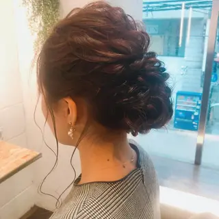 セミロング ヘアアレンジ chic.🍋 Kirariのヘアスタイル