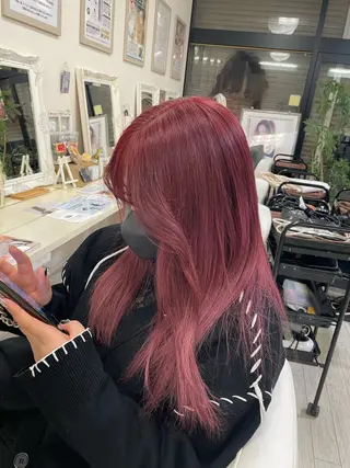 カラー bloomPremium所属・岡山美容院bloom HONOKAのヘアスタイル