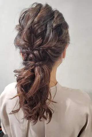 セミロング 難波/白髪ぼかし/ KAORIのヘアスタイル