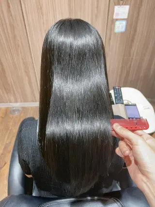 ロング 美髪縮毛矯正/ 似合わせ🔹田中 守のヘアスタイル