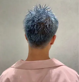 ショート カラー メンズ Amber  池袋所属・クロギ リョウのヘアスタイル