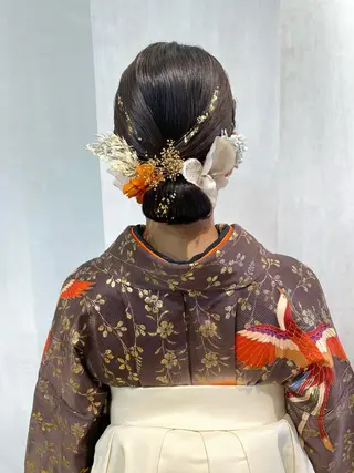 ロング ヘアアレンジ 亀井 里奈のヘアスタイル