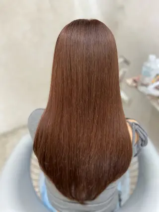 ロング カラー 新宿/韓国ヘア 中明度カラー/かやのヘアスタイル