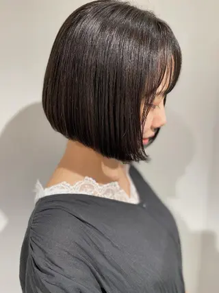 ショート カラー ノグチ ユウキ/ボブのヘアスタイル