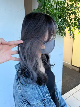セミロング 具志 正太のヘアスタイル