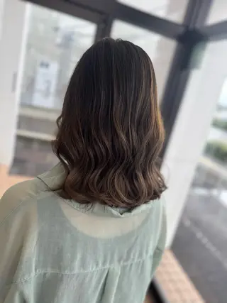 セミロング 🇰🇷韓国風顔周り NANAMI🇰🇷のヘアスタイル