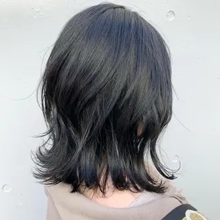 ミディアム 🍀ケアブリーチ カラー🍀坂井のヘアスタイル
