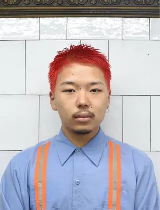 ショート カラー メンズ Merican barbershop kobe所属・永戸 新汰の眉毛・アイブロウイメージ