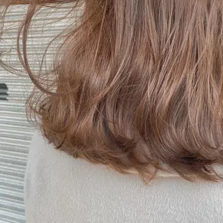 セミロング カラー ヘアアレンジ マツエク・マツパ Kawaguchi Arisaのヘアスタイル