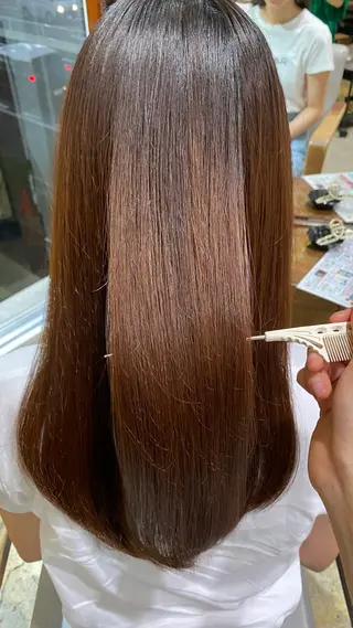 酸性ストレート/ 髪質改善/イソヤトモのヘアスタイル