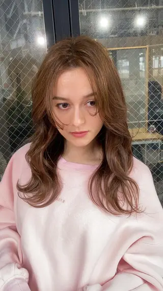 ミディアム カラー パーマ ヘアアレンジ メンズ キッズ ネイル マツエク・マツパ アイブロウ foi. フォワ所属・🇰🇷韓国トレンド ヘア🇰🇷高田のヘアスタイル