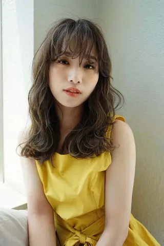 ミディアム EMANONシェアサロン心斎橋店所属・韓国メンズヘア　ミル クティボブ　足立佳代のヘアスタイル