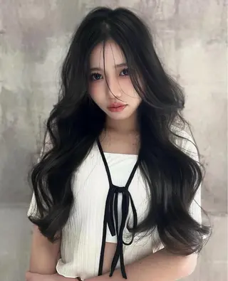 ロング sara/名古屋 /ワンホンヘアのヘアスタイル