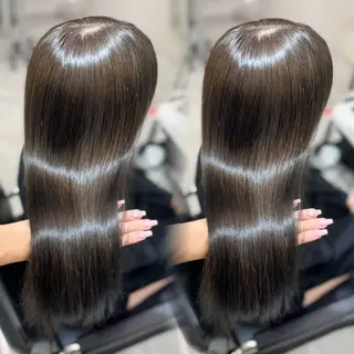セミロング カラー 上品モテ韓国ヘア 🩶渋谷/aoiのヘアスタイル