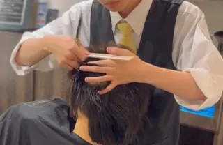 ショート LAVIE NEW STANDARD BARBER 五反田店所属・かみがひら なぎさのヘアスタイル