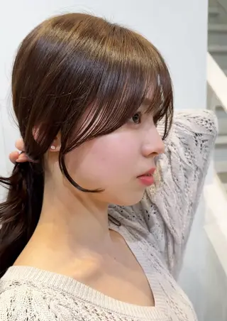 ミディアム i.Tokyo所属・VIEW TOKYO ♥yuriのヘアスタイル