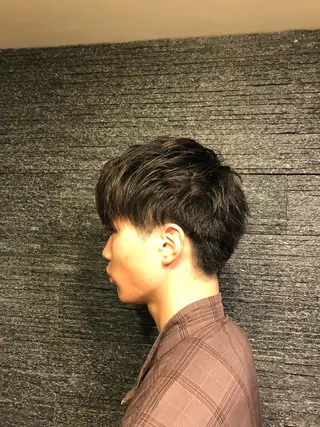 ミディアム メンズ ヒロ銀座所属・牧 颯斗のヘアスタイル