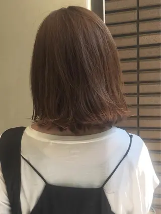 ミディアム 近藤 麻紀のヘアスタイル
