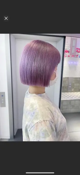 ミディアム 🧸ミルクティー /ブリーチ🫧あずみのヘアスタイル