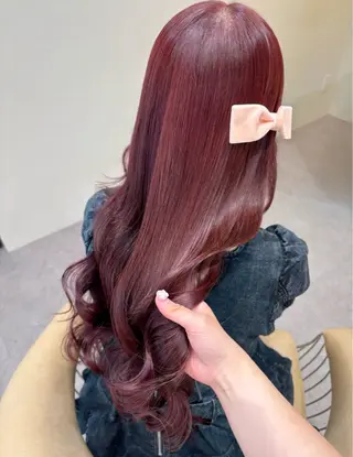 ロング カラー Tinker Lip  ティンカーリップ所属・小林 愛華のヘアスタイル