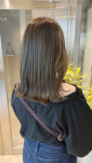 ミディアム カラー Agnos 青山/ saya🌼のヘアスタイル