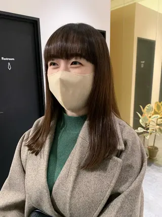 セミロング GO TODAY SHAIRE SALON所属・miu （ミユ）のヘアスタイル
